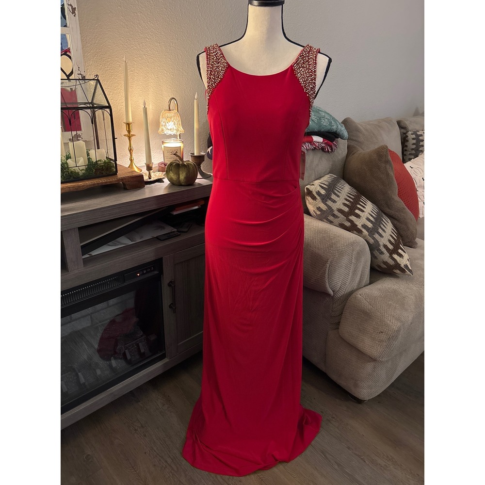 Alex evenings NWT evening dress size 4‎ crimson